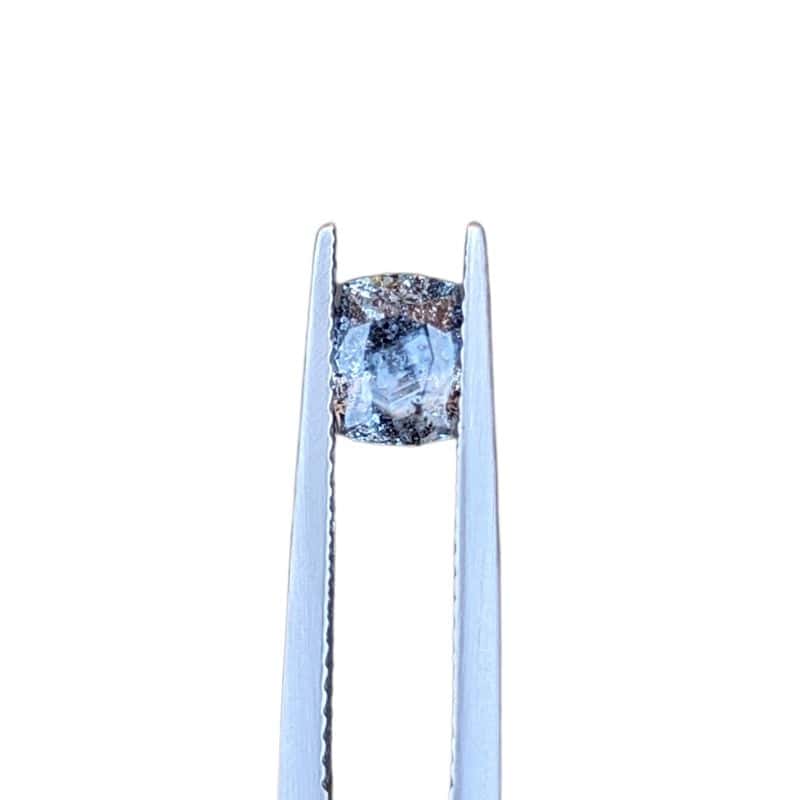 0.95ct included white rectangular sapphire