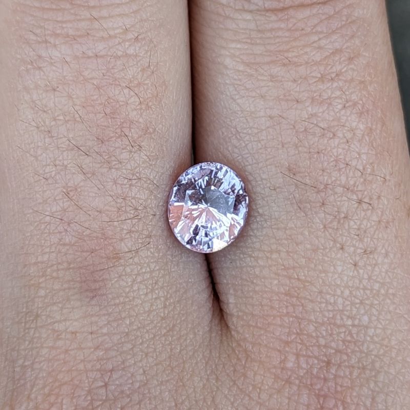 2.31ct pink purple oval cut sri lankan sapphire