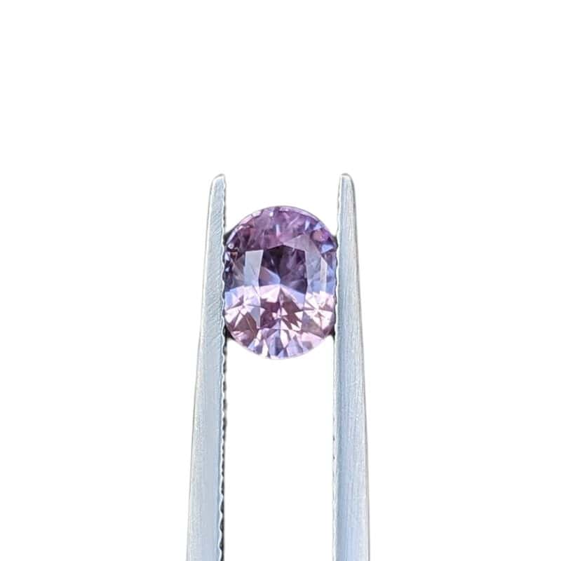 1.39ct purple pink oval cut sri lankan sapphire