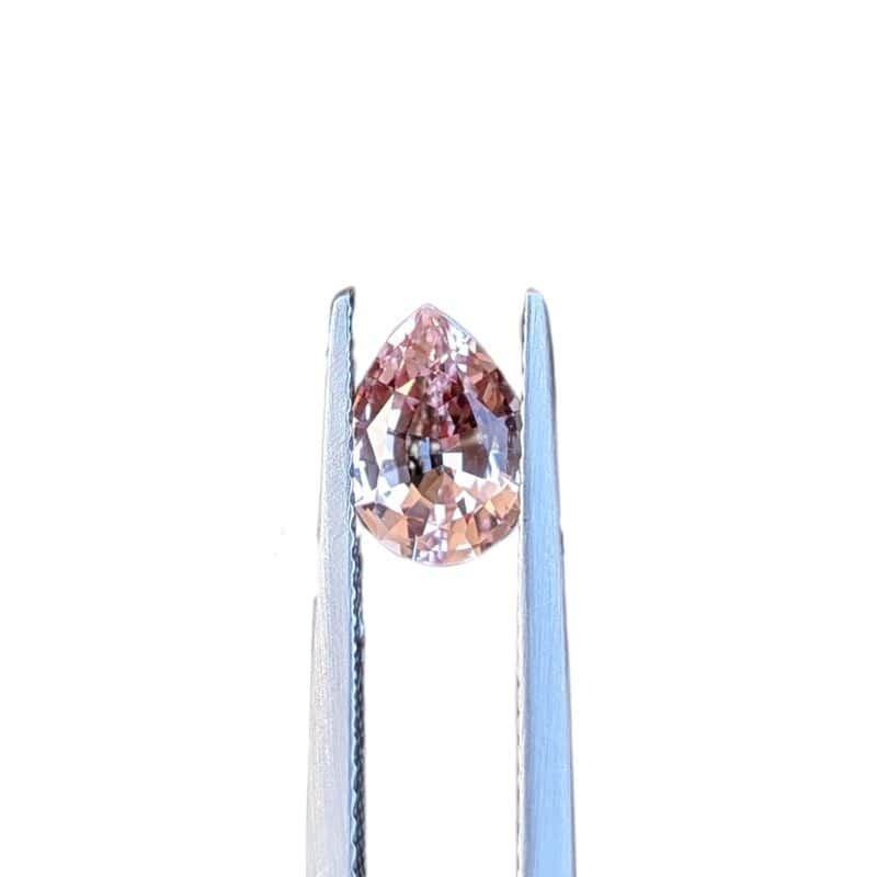 1.33ct pear mixed step cut sri lankan sapphire