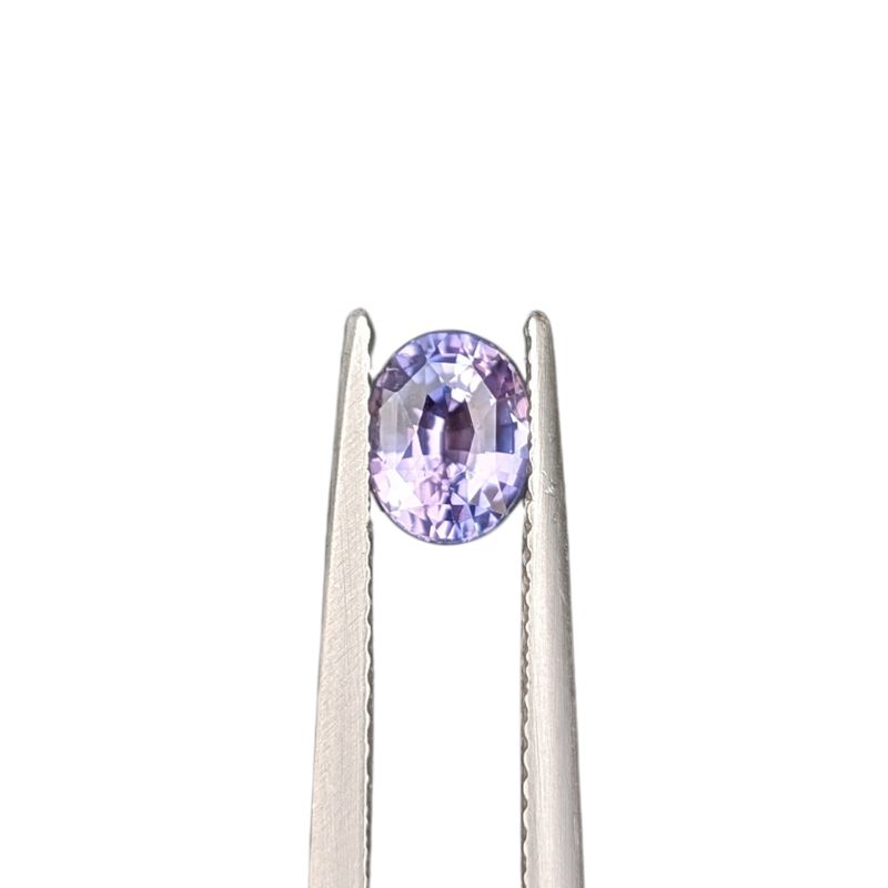 1.04ct oval cut purple sri lankan sapphire