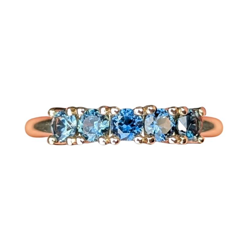 antares 3mm blue sapphire ring